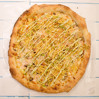 چیکن آلفردو Chicken Alfredo Pizza